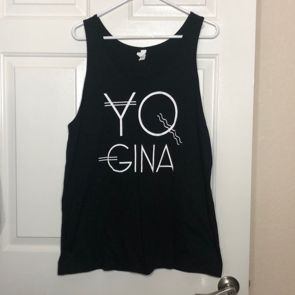 Holyship Music Festival DJ Gina Turner Tank Top Yo Gina Mens Size Large 2013